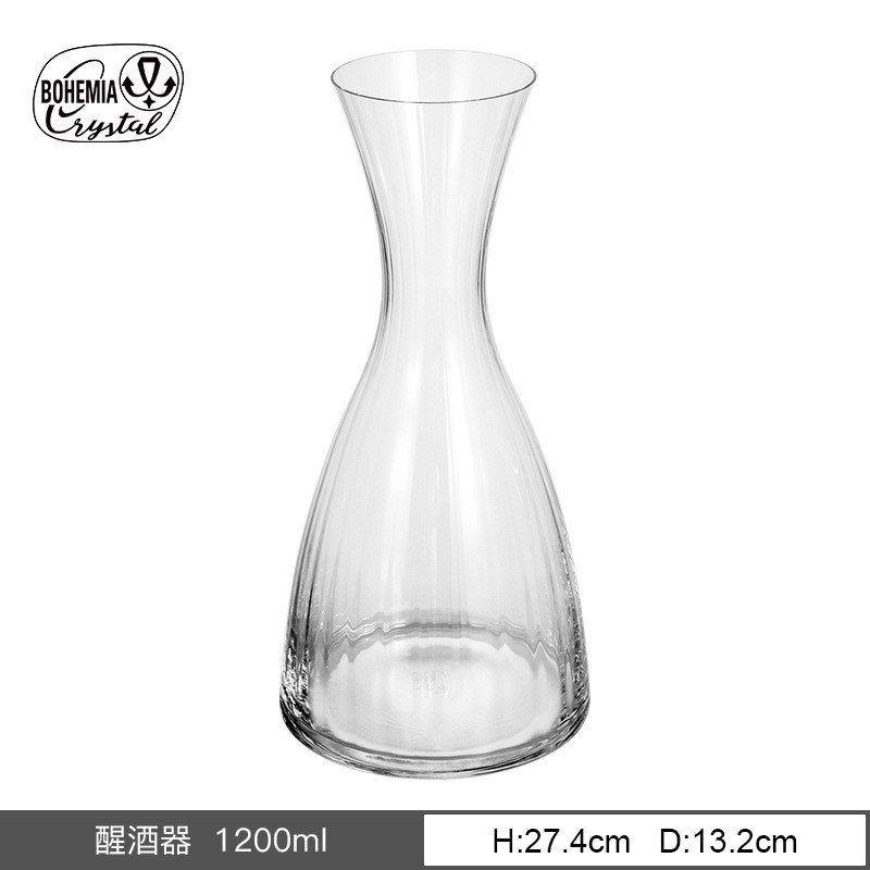 Importación checa sin plomo de cristal de estilo europeo simple de estilo doméstico de decantación ligeramente lujosa diversificación de botellas de vino tinto image 12