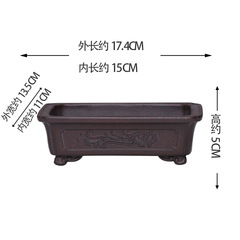 宜興紫砂花盆精品手工盆景花盆菖蒲盆多肉文竹復古簡約家居風大小