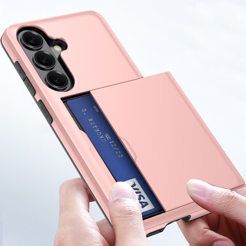 Suitable for Samsung A57 Mobile Phone Case, Galaxy A18 Sliding Card Slot Two-In-One Wallet Anti-Fall A16 Protective Case 3