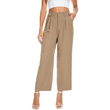 专业生产裤子厂家 欧美亚马逊女裤 裤子定制女 女裤加工 外贸女裤