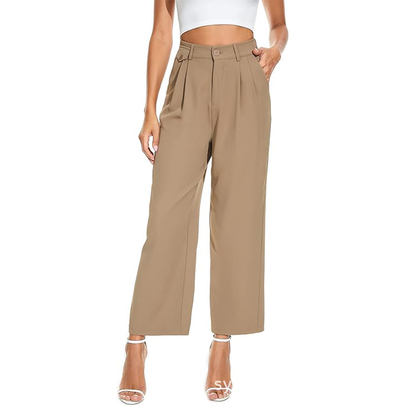 专业生产裤子厂家 欧美亚马逊女裤 裤子定制女 女裤加工 外贸女裤