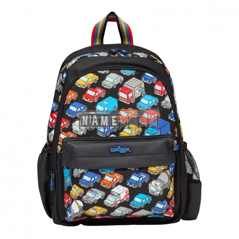 Australia Smiggle caricatura mochila de tamaño medio jardín de infantes mochila de hombro 3D con sombrero de caricatura