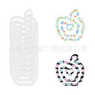 Tk Cross-Border Heat Transfer Acrylic Paper Clips Can Heat Sublimation Various Patterns DIY Paper Clips Set Creative