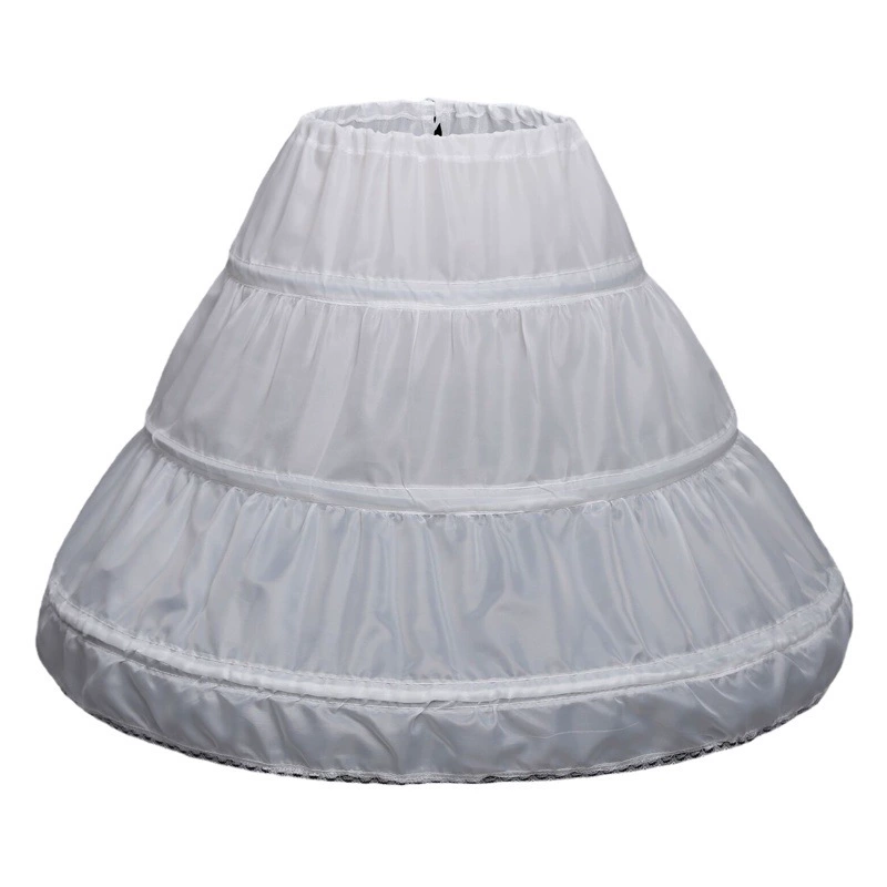 Детская Принцесла Юбка Подкладка для девочек Маленькое платье платье платье свадебное платье длинное платье стальное кольцо с рыбьей костью хрящом Аксессуары для юбки