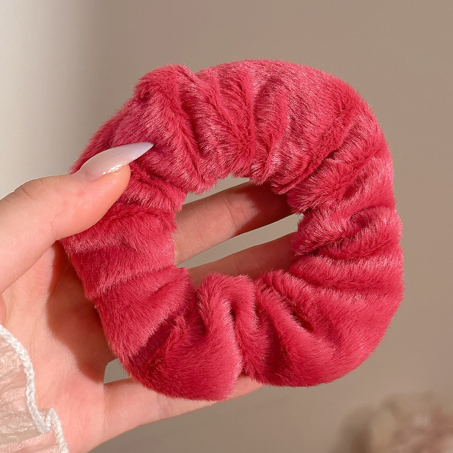 Encaje retro francés, diadema de intestino grueso, mujer 2025, nuevo estilo, cuerda para el cabello, banda de goma, lazo, dulce cuerda para el cabello, accesorios para el cabello