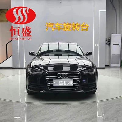 Car Rotary Table Ultra-thin Rotary Floor Table Exhibition Hall Auto Show Rotary Round Table 5 m 6 m Car Turntable (Avtomobil fırlanan platformaları)