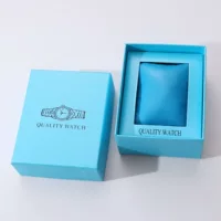 Подарочная коробка для часов класса «лайт-люкс» с индивидуальным дизайном | Нишевый дизайн коробки для часов с небесным покрытием | Минималистичная упаковка для деловых подарков