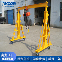 电动小型龙门吊手推龙门架5吨/10吨遥控万向轮无轨龙门架起重机