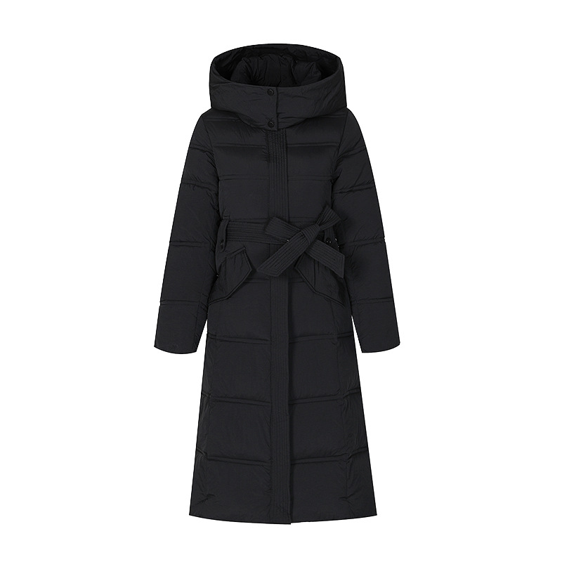 Women's Winter Coat Thickened Warm Cotton Jacket With Waist Detail_voghion.com