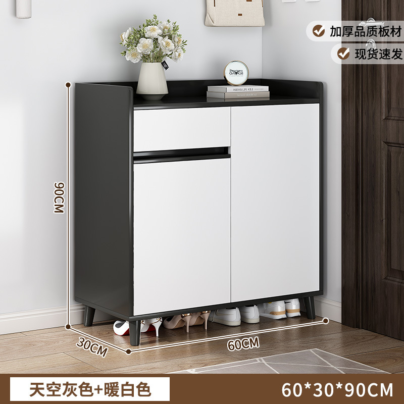 O EM鞋柜家用门口一体储物柜入户收纳柜简约现代置物柜简易鞋架子|undefined