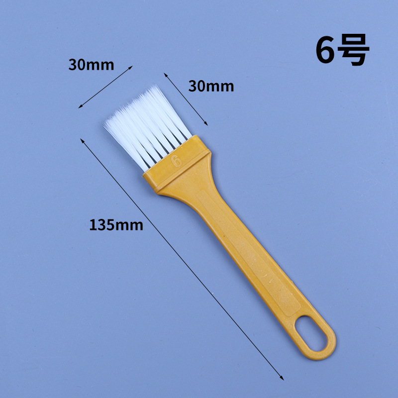 White silk and yellow handle; no. 6 (3cm 6400 pieces/piece 100 pieces/box)