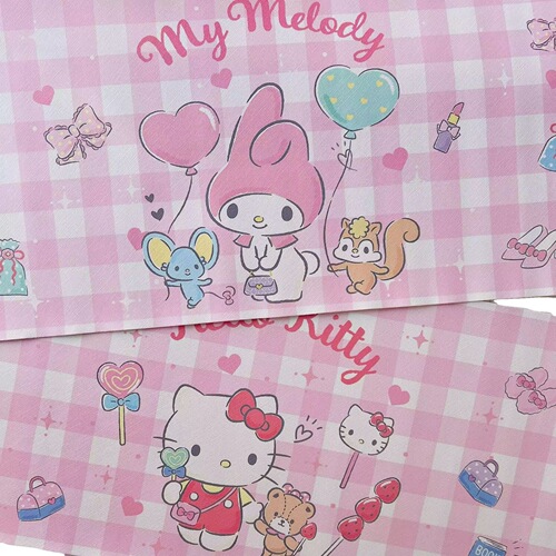 Kuromi Jade Dog Table Mat Long Writing Eating Placemat Dormitory Keyboard Mat Clay Playing Mud Non-stick Handmade Mat