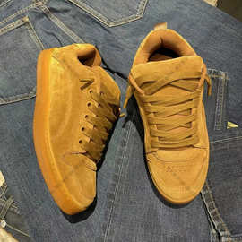 C家琳家高定凯旋门秋冬走秀款面包鞋平底真皮运动休闲鞋情侣板鞋