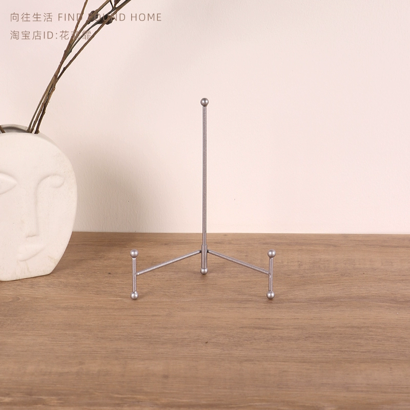 Original simplicity porcelain plate clock clock bracket trimming frame phase frame bracket plate square plate sitting shelf display rack