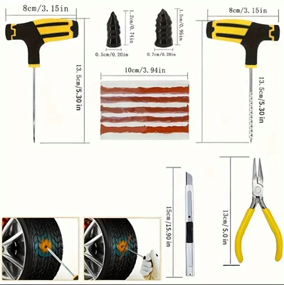 Tire Repair Toolbox, Repair kit