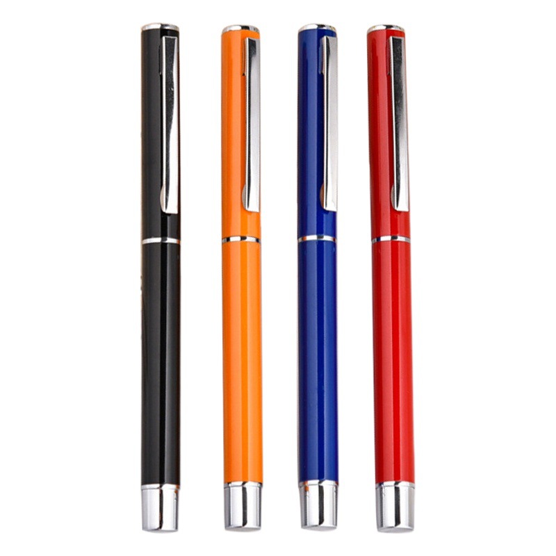 Wholesale Black Metal Ball Pen Signature Pen Gel Pen Advertising Pen Business Gift Pen Laser LOGO