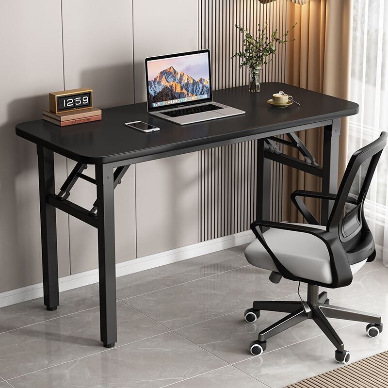 Folding Table, Desktop Computer Table, Reinforced Double Beams, Home Desk, Simple Office Desk, Simple Study and Writing Desk Folding Table, Desktop Computer Table, Reinforced Double Beams, Home Desk, Simple Office Desk, Simple Study and Writing Desk