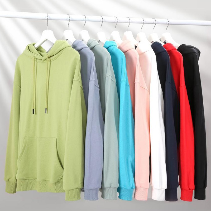 Autumn and winter 380g heavy combed cotton large terry shoulder hooded vests men's fashion brand loose pullover double hoodie women Autumn and winter 380g heavy combed cotton large terry shoulder hooded vests men's fashion brand loose pullover double hoodie women