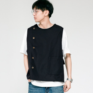 Apron Vests Overalls Women's Outdoor Catering Coffee Milk Tea Shop Kitchen Logo Printing