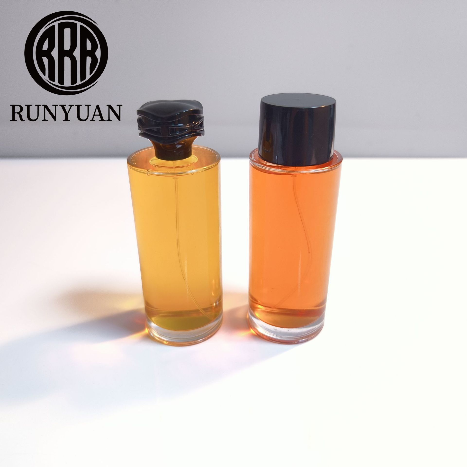 250ml圆柱perfume bottle可深加工喷色烫印 高级按压细喷雾香水瓶