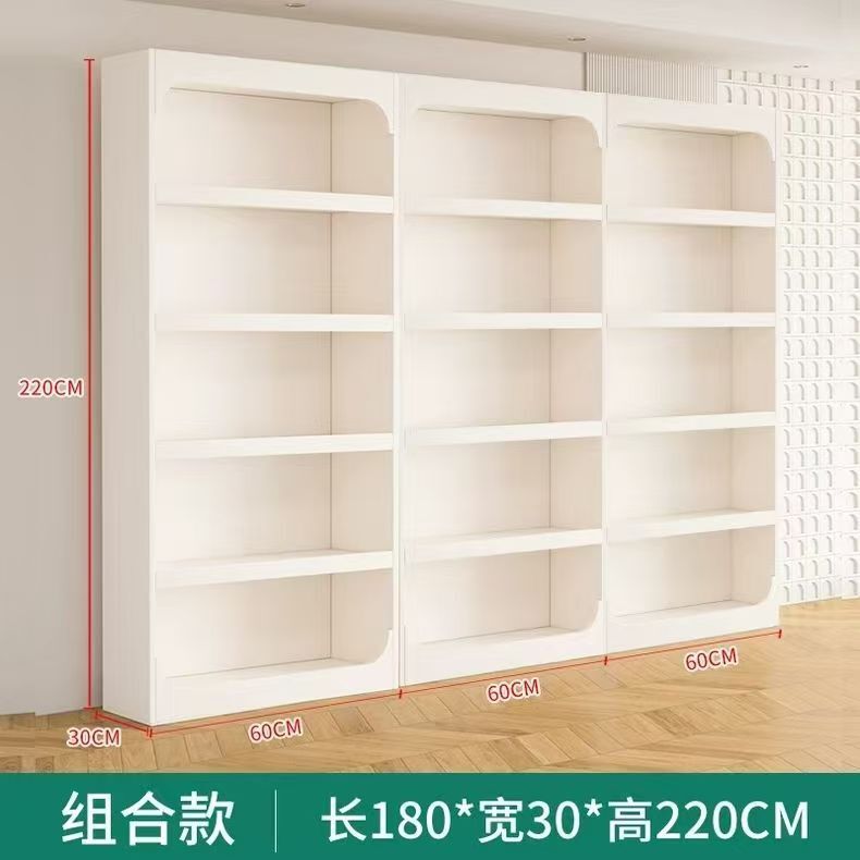 展示柜产品化妆品货架样品美容院置物架美甲多层玻璃门陈列柜子|undefined