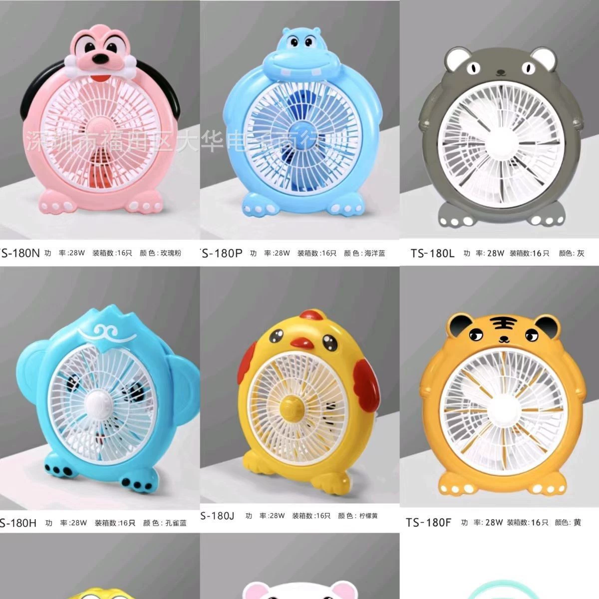Оптовая продажа настольный мультфильм маленький электрический вентилятор настольный домашний студенческий общежитие маленький динозавр вентилятор офиса
