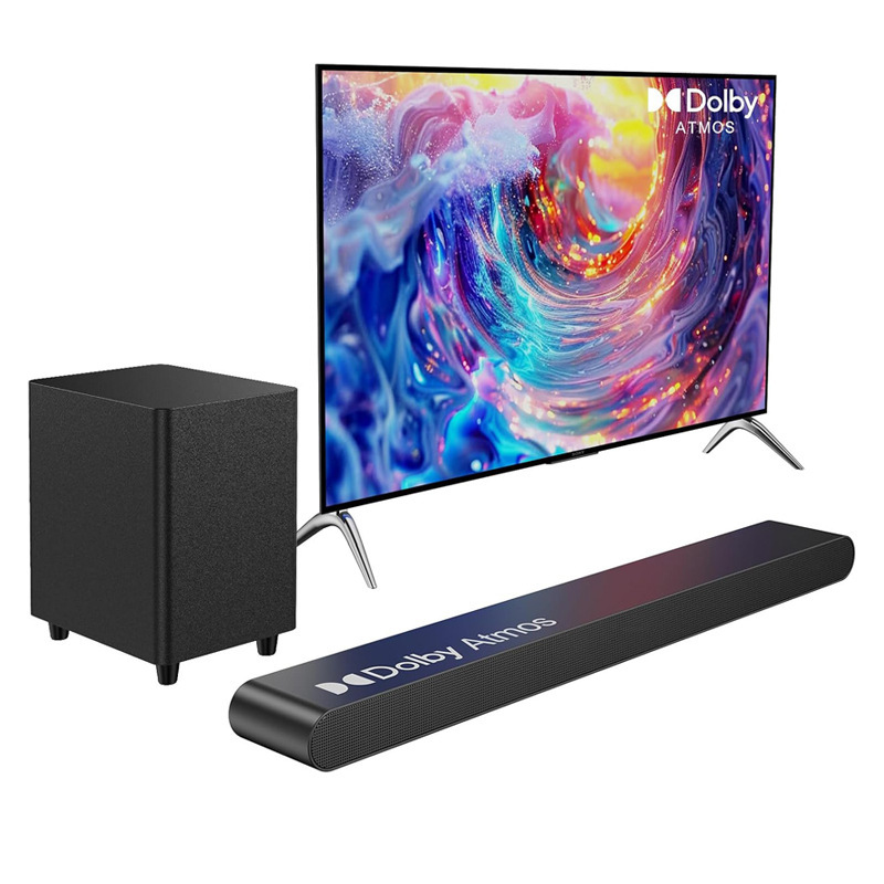 Miroir3.1 Dolby Atmos Soundbar 390W Surround Sound Subwoofer 4K Hdr Direct Streaming Home Cinema