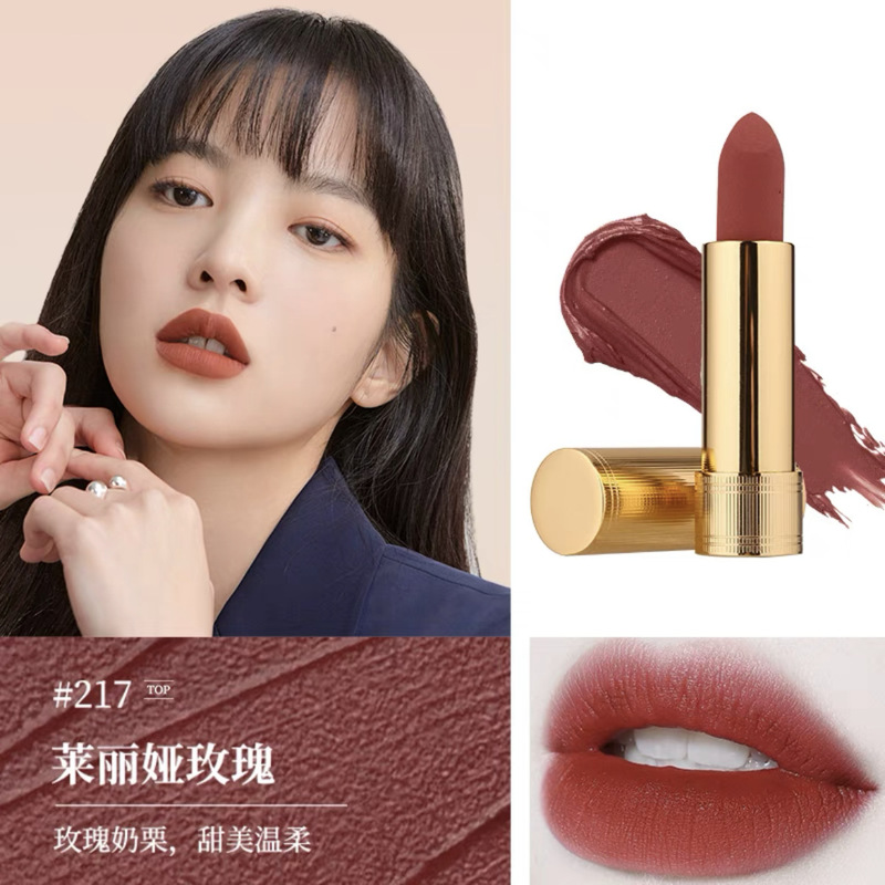 正品大牌古奇口红倾色绒雾唇膏金管翠花哑光208/505/500官网授权|undefined