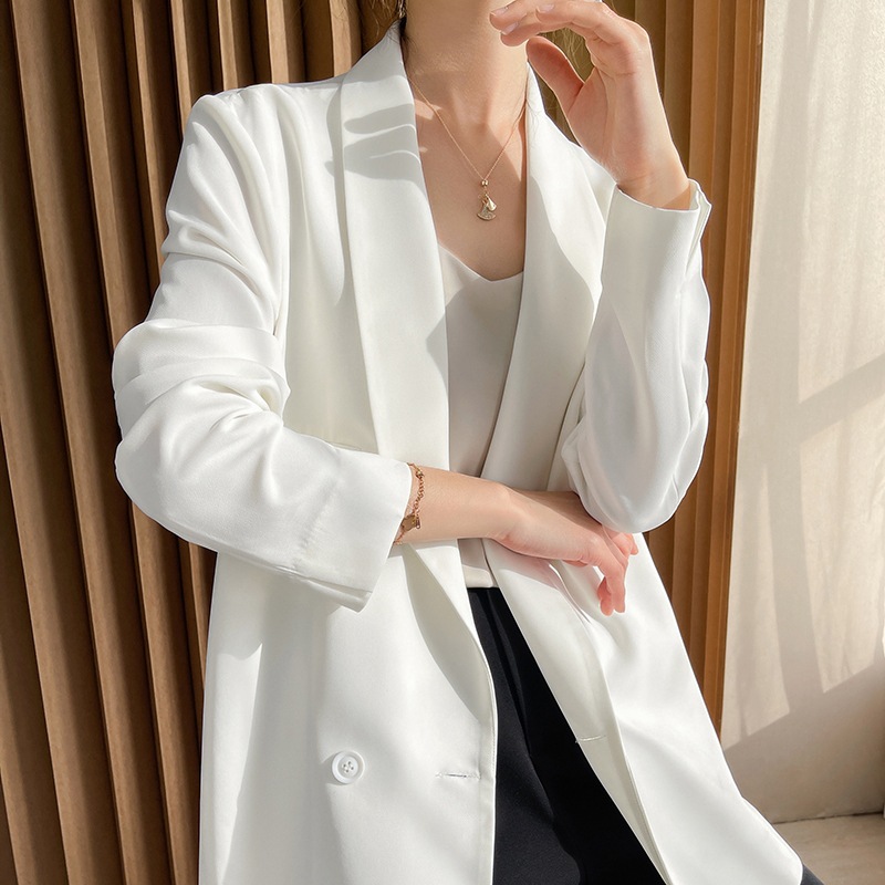 Spring elegant fitted long-sleeve