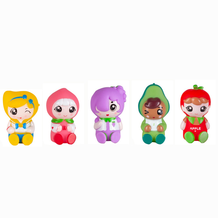 Bebé de los niños educación temprana Iluminación dedo muñeca animal de dibujos animados muñeca calmante juguete PVC de goma suave juguete transfronterizo