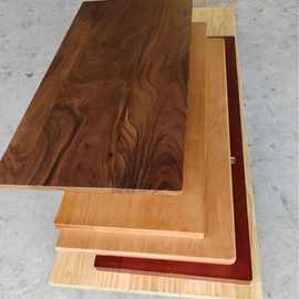 木板实木桌板隔板北美黑胡桃红橡木樱桃木原木板材加工实木桌面