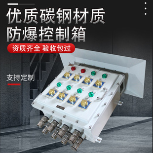 Sanhe Explosion-Proof Control Box Wall-Mounted Distribution Box Rain Cover Junction Box for Flammable and Explosive Places with Complete Qualifications