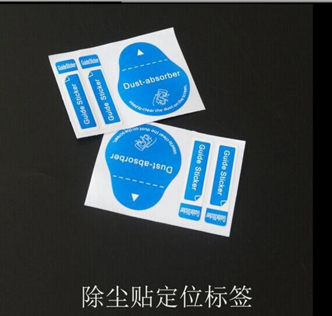 Pegatinas para eliminar el polvo, paño, solución de limpieza para reparar bordes de vidrio templado, toallitas con alcohol, herramientas auxiliares para protectores de pantalla de teléfono, quitamanchas.