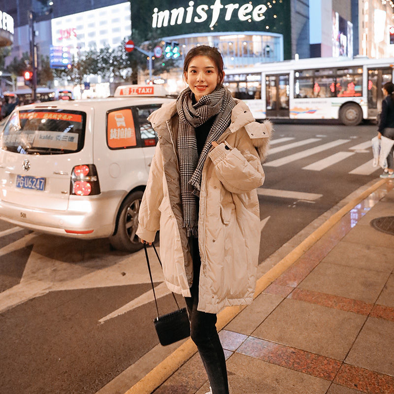 棉服女2025新款棉袄女潮ins冬季外套中长款韩版孕妇冬加厚棉袄