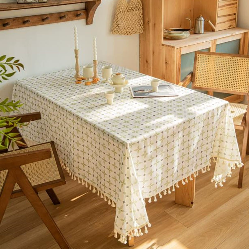 TPU waterproof tablecloth (Xiaofeng), pastoral floral print, waterproof and oil‑resistant, multiple sizes