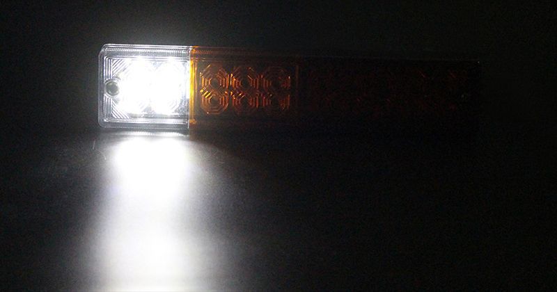 20LED RV trailer tail light assembly 24v atv yacht trailer accessories 12v bright waterproof tail light car light