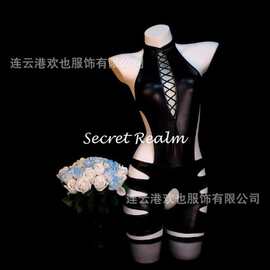 性感情趣内衣纯欲诱惑睡衣套装激情皮衣火辣捆绑约会制服套装0667