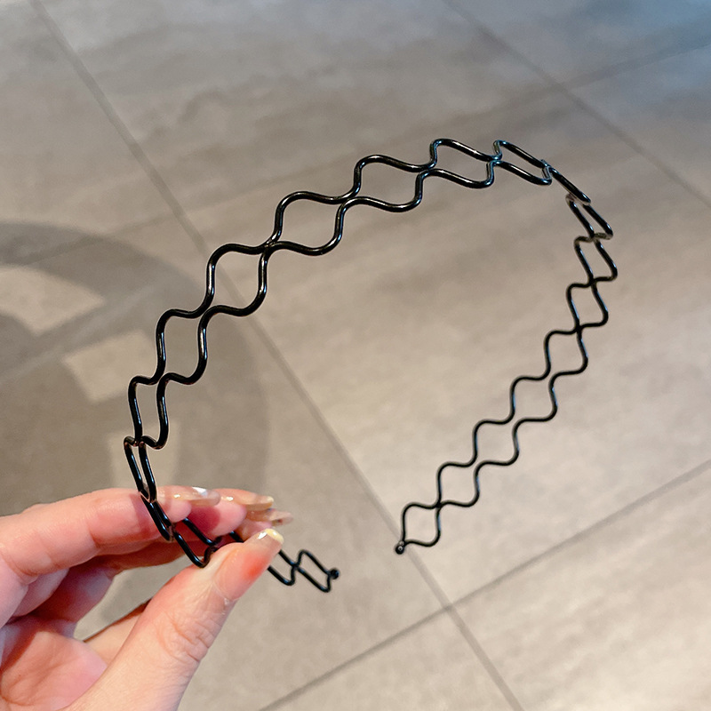 Brazo de cabello para mujeres 2025 nuevo deporte de verano onda invisible brazo de cabello de presión de cabello de cabello