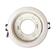 GX53光源支架灯头灯座室内暗装白色灯具配件防高温耐高温