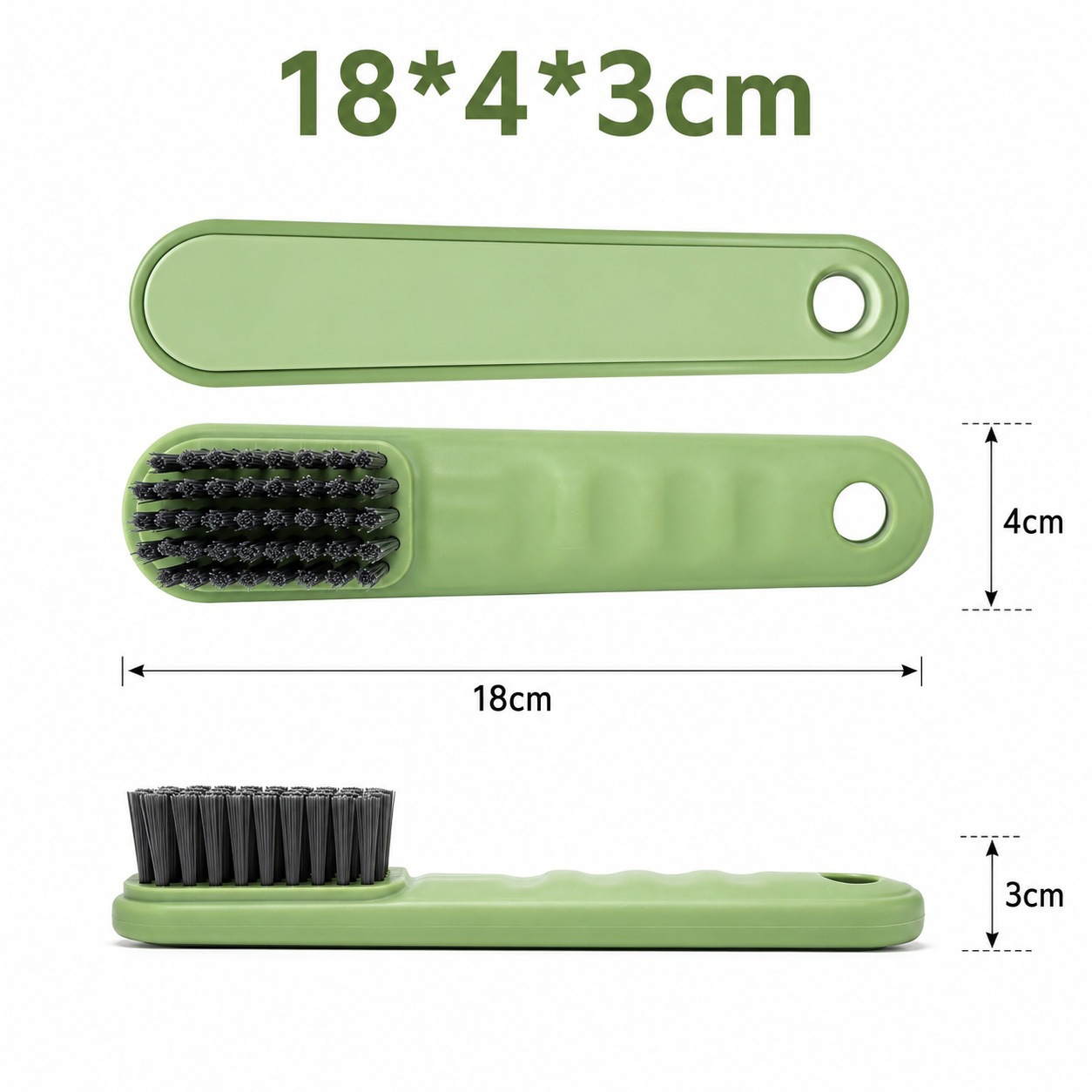 Nuevo cepillo de zapatos de mango largo verde menta cepillo de limpieza doméstico no daña la esquina de los zapatos cepillo de grietas cepillo de lavandería multifuncional cepillo de limpieza