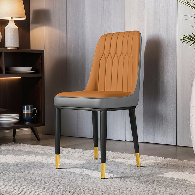 Silla de comedor blanda para el hogar, apartamento pequeño, restaurante nórdico moderno y sencillo, respaldo grueso, silla de mahjong, silla de comedor cómoda