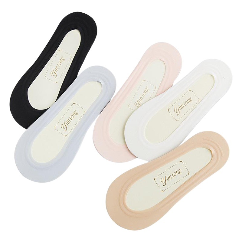 Calcetines invisibles de seda fina para mujer, calcetines antideslizantes con suela de algodón para mujer, calcetines al por mayor de Zhuji. image 1
