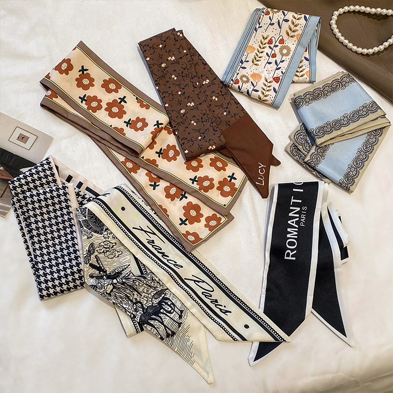 Pañuelo de seda banda para el cabello estilo francés para mujer cinta para el cabello accesorios para el cabello tocado Red para el cabello rojo 2023 nueva cinta trenzada para el cabello diadema