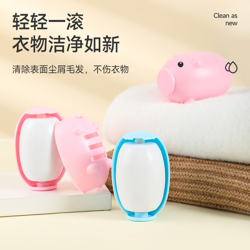 Tambor de pegajoso lavable con agua para lavar la ropa fuerte para eliminar el pelo pegajoso, rodar el polvo de la mascota para limpiar el pelo pegajoso