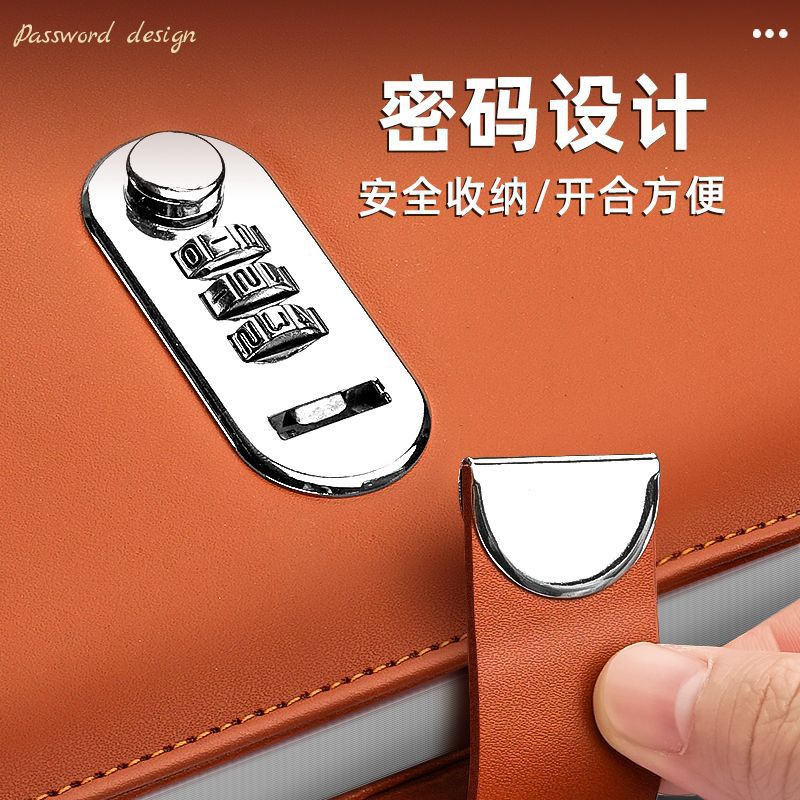 密碼存單收納本多功能票據存單夾銀行紙質存單包防水大容量