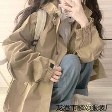 �紺��oversize����ɫ��ñ�����Ů���������Ƹй�װ�п����׳�