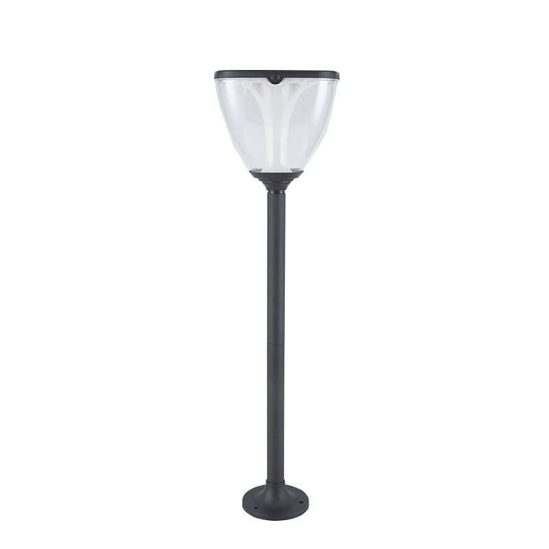 2021惠民新款花园别墅led太阳能庭院灯 户外防水圆形景观草坪灯