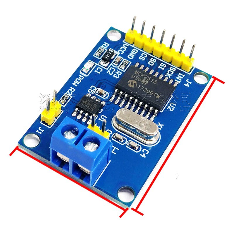 MCP2515 Модуль шины CAN Приемник TJA1050 Протокол SPI 51 Программные процедуры микроконтроллера