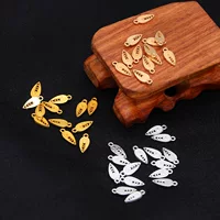 Сплав маленький лист кисточка кулон DIY антикварная китайская одежда головной убор шпилька кисточка маленький лист материал электрофорез покрытие