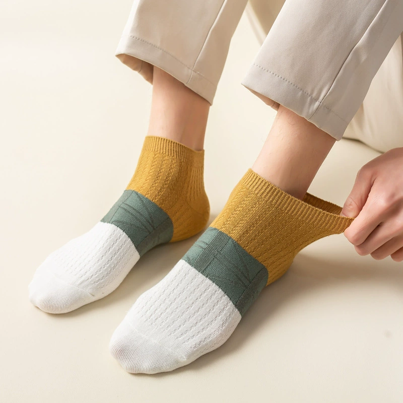 Summer thin colored low invisible socks, wholesale